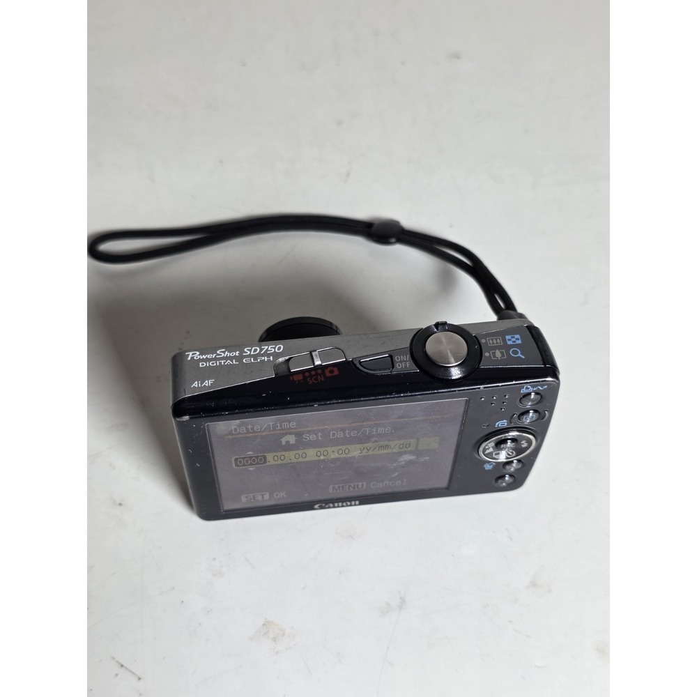 Canon PowerShot Digital ELPH Silver SD750 Digital Camera Battery Charger SD - Picture 10 of 15